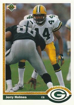 Jerry Holmes Green Bay Packers 1991 Upper Deck NFL #378